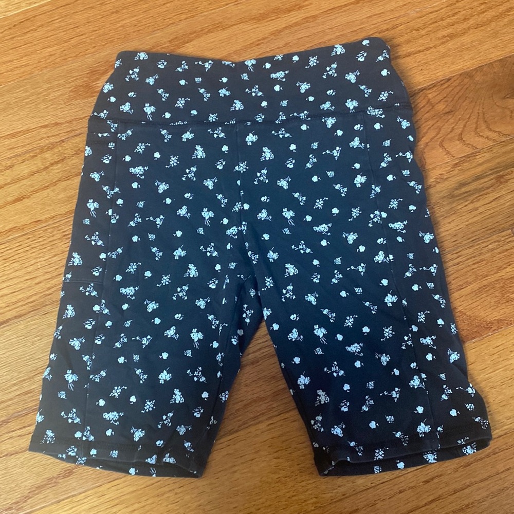 floral biker shorts